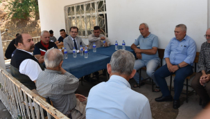 Salihli kaymakamı Güldoğan yangına karşı mahallelerde alınan önlemleri inceledi