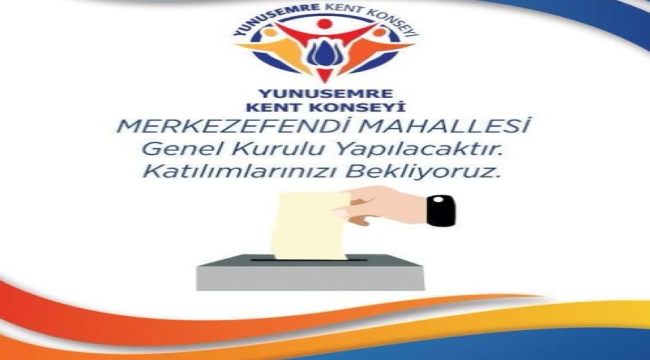 Tevfikiye ve Merkezefendi kent konseyleri genel kurulu yapılıyor