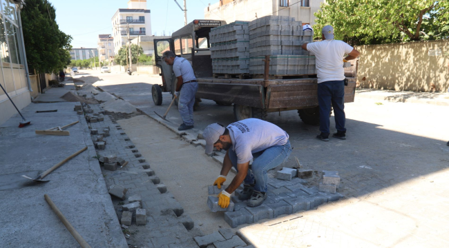 Turgutlu'da fen işleri ekiplerin eş zamanlı çalışması sürüyor