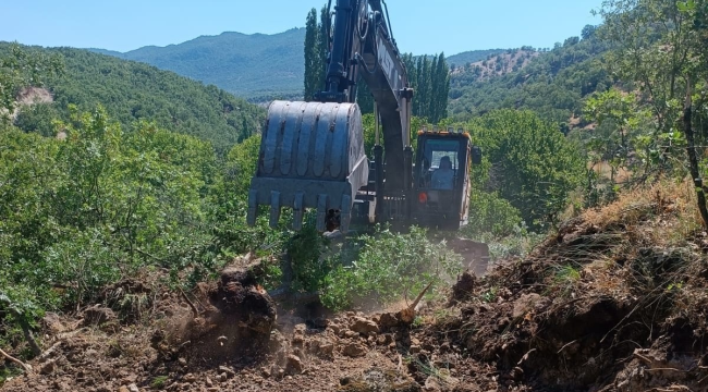 Ulaşıma 51 yıldır kapalı olan Demirci Kayaköy arazi yolu açılıyor