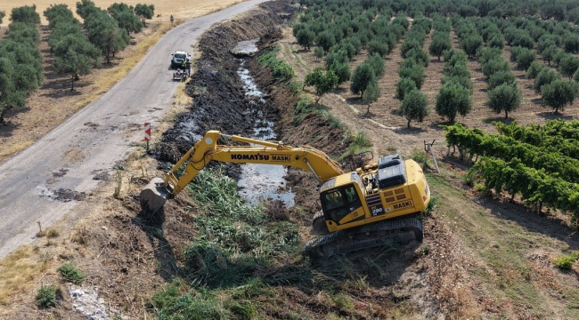 Yangın ve taşkın risklerine karşı dere temizliği
