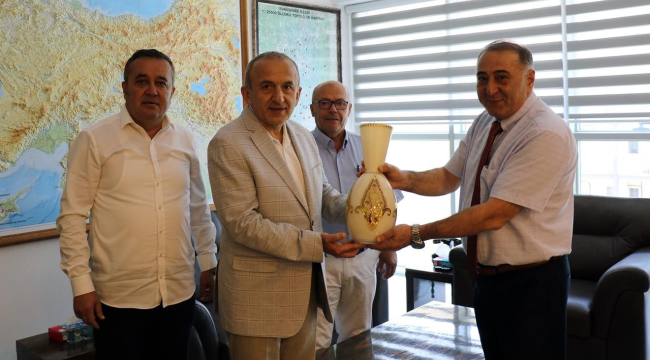 Ziyarette ilçenin kalkınmasında yapılacak işbirliği ele alındı