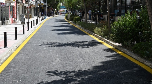  15 yıllık yol 750 ton asfaltla modern görünüme kavuştu 