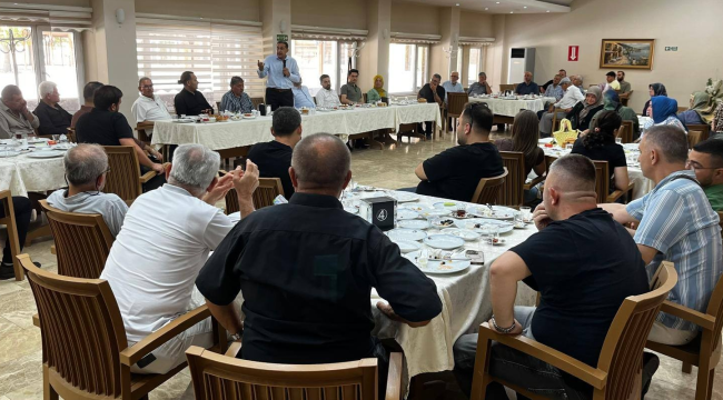 AKP il başkanı Turgut Soma ilçe danışma meclis toplantısına katıldı