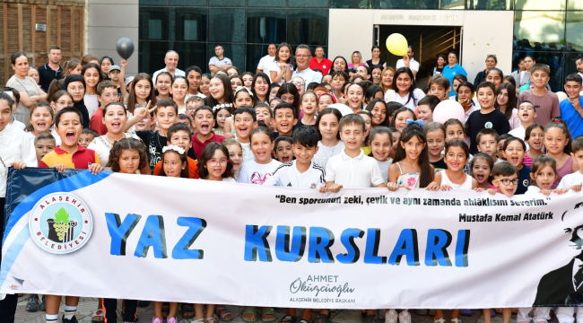 Alaşehir belediyesi yaz kursları tamamlandı