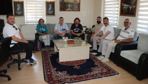 Avrupalı jeoloji uzmanları adamları Kula'da