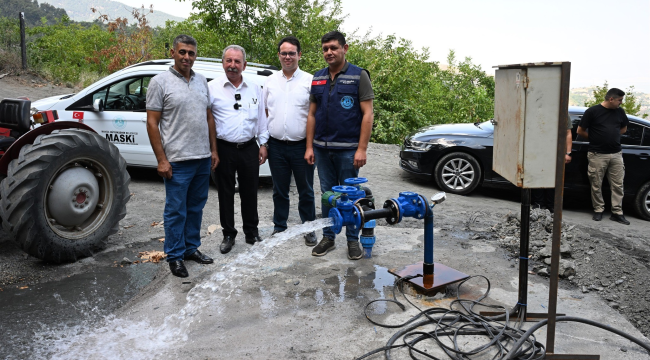 Bahçecik mahallesi'nde yeni bir su kaynağına ulaşıldı