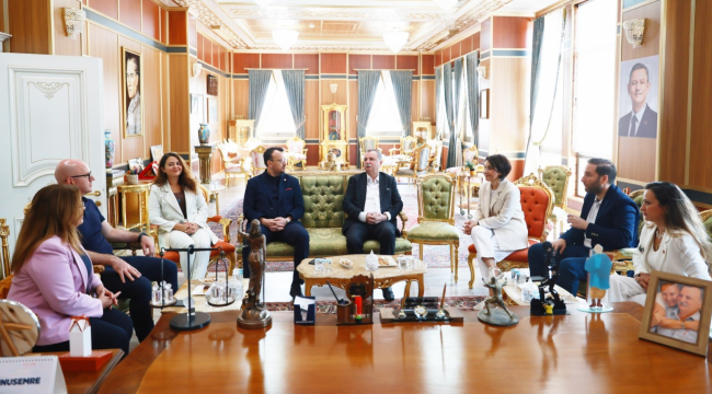 Başkan Balaban CHP milletvekillerini ağırladı