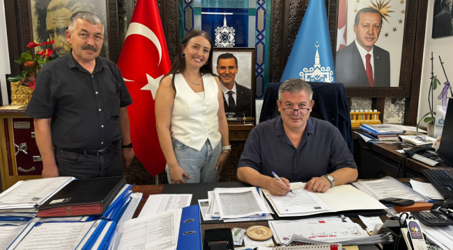 Başkan Büke "Bees for Biodiversity: Nature-based Solution" sözleşmesini imzaladı