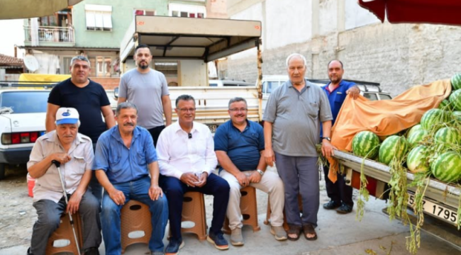 Başkan Öküzcüoğlu haftaya esnaf ziyaretiyle başladı