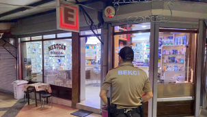Bekçilerin nöbetçi eczane kontrolleri sürüyor
