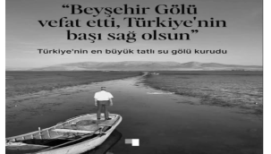 Bir göl daha kurudu