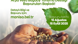 Büyükşhirden üreticiler için ''Destek Bizden,Hasat Sizden'' desteği