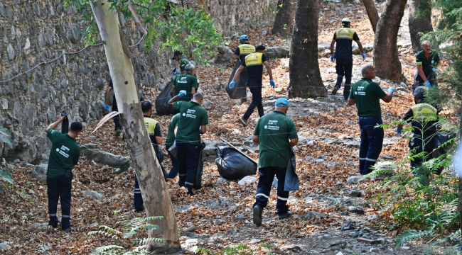 Çaydere temizliği tamamlandı