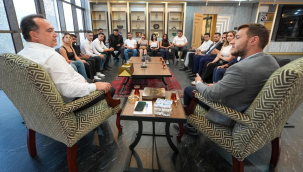 CHP gençlik kolları yönetimi başkan Dutlulu'yu ziyaret etti