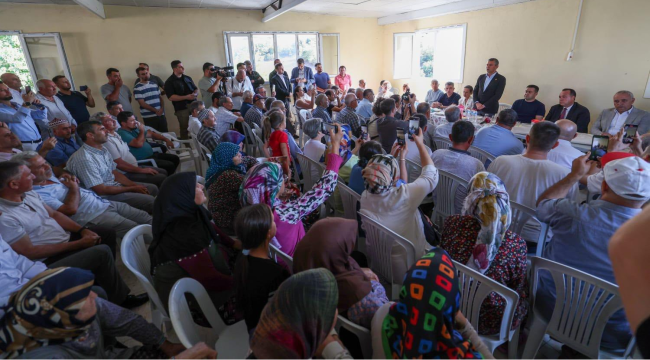 CHP lideri Özel Hacet Köyünü ziyaret etti