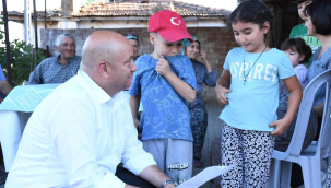 Çömlekçi mahallesi çocukları başkan Aykan'dan oyun parkı istedi