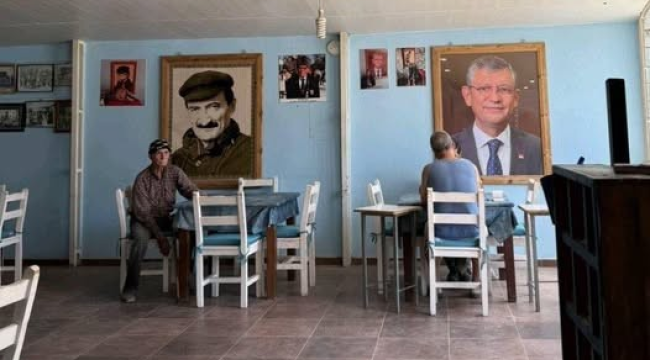 Datça'da demokrasinin yaşadığı bir köy kahvesi