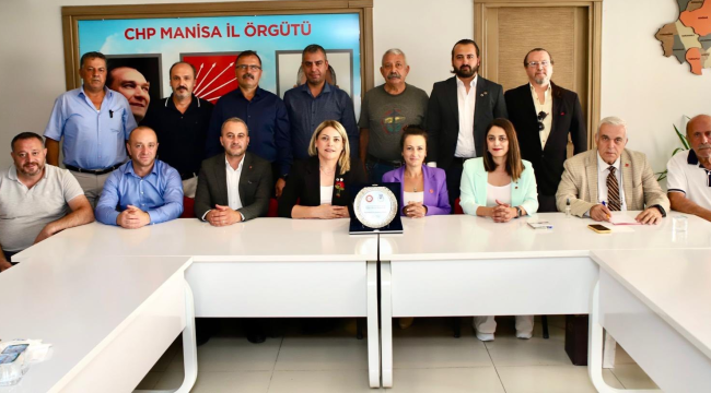 Disk Genel-İş sendikası Manisa şube yönetimi CHP'de