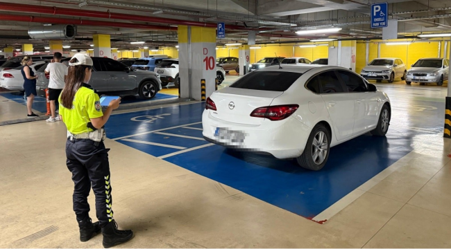  Engelli park yerleri denetimi