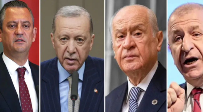 Gençlerin en beğendiği lider 35.4'le Özel ilk sırada yer aldı