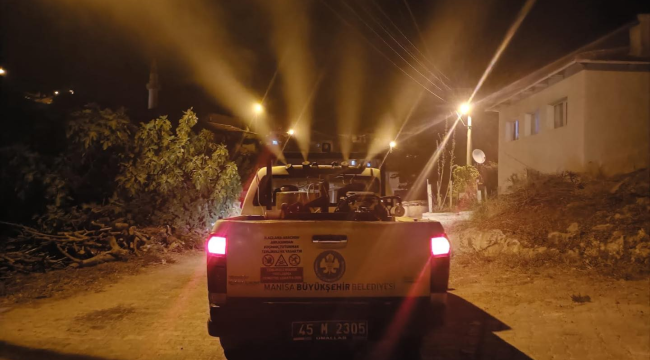 Gölmarmara tüm mahalleler haşereye karşı ilaçlanıyor