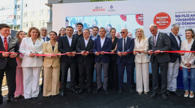 İBB Filiz Akın yükseköğrenim kız öğrenci yurdu açıldı