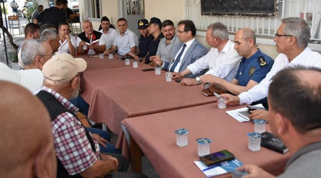 Kaymakam Güldoğan 3 mahalleyi ziyaret etti