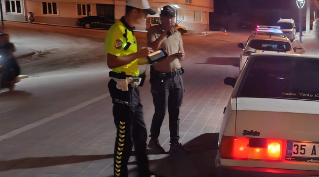 Kontrollerde 36 araç trafikten men edildi