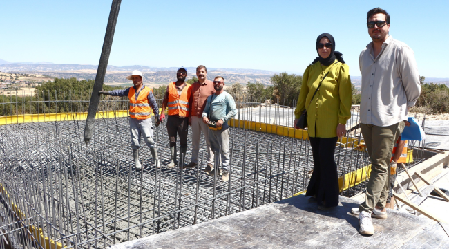 Körez mahallesi 200 tonluk su deposu, 2.500 metre terfi ve isale hattının temeli atıldı