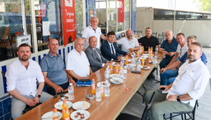 Küçük sanayi sitesi esnaflarıyla toplantı