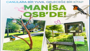 Manisa OSB'de canlılara bir yuva geleceğe bir kitap
