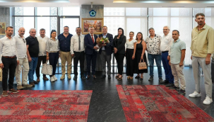 Manisalılar derneği yönetim kurulu Başkan Dutlulu'yu ziyaret etti