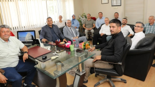 Müdür Karayılan, başkan Okur'u ziyaret etti.