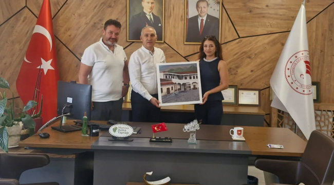 Müdür Öztürk'e veda ziyaretleri