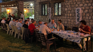 MÜSİAD il teşkilat üyeleri başkan Çay'ın mangal bereketine katıldı