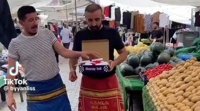  'Sahte diploma' konusunu tiye alan 2 pazarcı, yurttaşlara diploma dağıttı