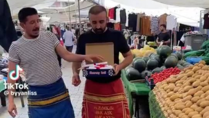  'Sahte diploma' konusunu tiye alan 2 pazarcı, yurttaşlara diploma dağıttı
