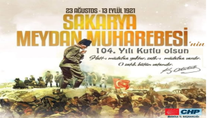 Sakarya meydan muharebesi'nin 104.yılı kutlanıyor