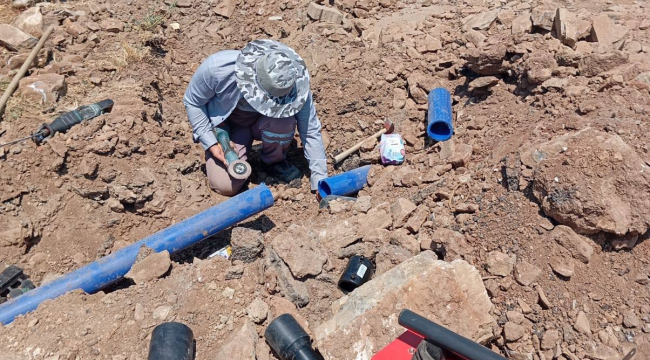 Salihli'de 4 mahallede içme suyu sondaj çalışması