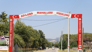 Saruhanlı belediyesi 11 mahalleye giriş tagı yaptı