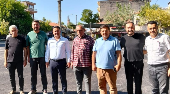 Şehit emin efendi meydanı 30 yıl sonra asfaltlandı