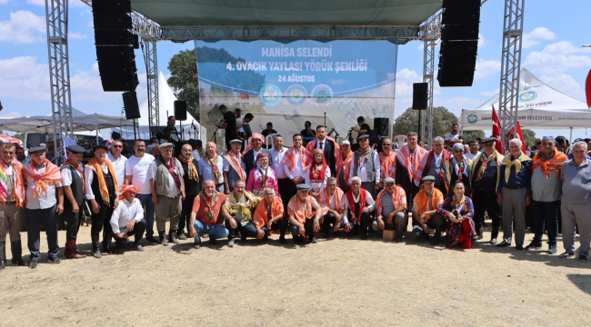 Selendi'de 4.Ovacık yaylası yörük şenliği coşkuyla kutlandı