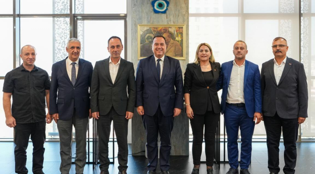 Sendikacılardan başkan Dutlulu'ya ziyaret