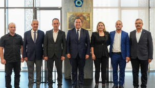 Sendikacılardan başkan Dutlulu'ya ziyaret