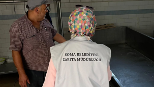 Soma'da zabıta süt ve süt ürünleri üretim işletmelerinde denetim