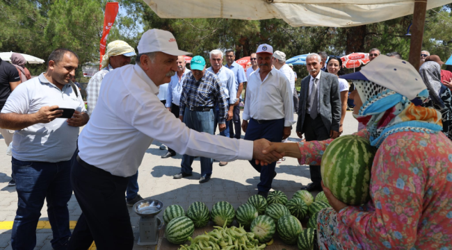 Üreticiden halka ulaştıran yöresel gıda pazarı açıldı