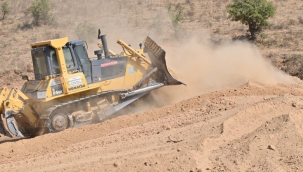 Yangın bölgelerine gölet yapımına başlandı
