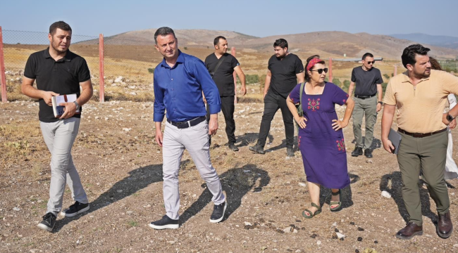 Yeni yapılacak doğal yaşam alanında inceleme