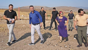 Yeni yapılacak doğal yaşam alanında inceleme